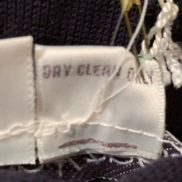 *HP* Karen Kane navy blue beaded sweater - Picture 10 of 12